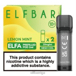 ELFBAR ELFA pildīta pāksts (2 iepakojumi) citronu piparmētra ZF06T110 - Elf Bar Vape Cena