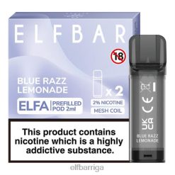 ELFBAR ELFA pildīta pāksts (2 iepakojumi) zilā razz limonāde ZF06T119 - Elf Bar Pirkt