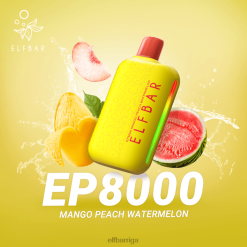 ELFBAR EP8000 vienreizējās lietošanas vape mango persiku arbūzs ZF06T312 - Elf Bar Latvija