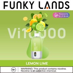 ELFBAR Funky Lands Vi10000 vienreizējās lietošanas vape citrona laima ZF06T392 - Elf Bar Latvija