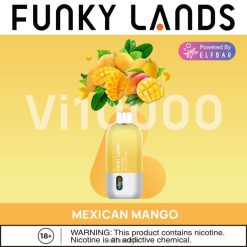 ELFBAR Funky Lands Vi10000 vienreizējās lietošanas vape meksikāņu mango ZF06T394 - Elf Bar Pirkt