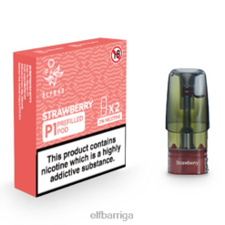 ELFBAR Mate 500 P1 pildītas pākstis (2 iepakojumi) zemenes ZF06T146 - Elf Bar Riga