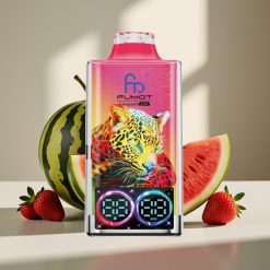 Fumot Leopard 40K Puffs Disposable Vape Zemeņu Arbūzs, 5% Nicotine, 700mAh, Type-C