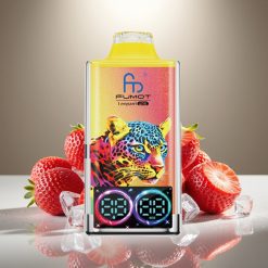 Fumot Leopard 40K Puffs Izkārtojuma Vape Zemeņu Ledus, 5% Nikotīna, 700mAh, Type-C