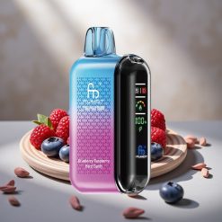 Fumot Tornado 20000 Puffs Dzērveņu Aveņu Cietā Konfekte 20ml 850mAh 2%