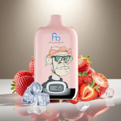 Fumot Tornado Digital Box 12000 Puffs Zemeņu Ledus 20ml 550mAh MTL