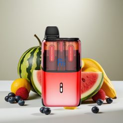 Fumot Ultra T32000 Disposable Vape Zilā ķirše - Arbūza Hubba Bubba, 32000 pū