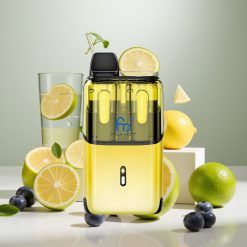 Fumot Ultra T32000 Izmetamā Veipa Dzirkstošais Citrons & Laims - Citrons & Zilenes, 32000 Iekšpūšu, 800mAh, 24ml