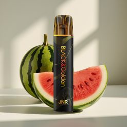 JNR Black&Golden 600+200 Puffs Izmetamais Veips 800 Puffs 550mAh 2ml Arbūza Koļu