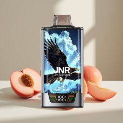 JNR Falcon Pro 28000 Disposable Vape Baltā Persiku Razz 30ml 28000 Puffs 5%
