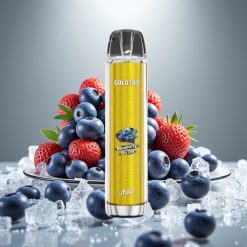 JNR Gold380 6000 Puffs Disposable Vape Zemenes ar Ledu 6000 Puffs 13ml 1500mAh