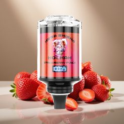 JNR Mega Shisha Hookah 100K Desktop Kompatibilitāte Zemeņu Punčs, 60ml, 2200mAh