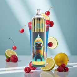 JNR Rocket-X Zilā Aveņu Limonāde 12400 Puffs, RGB, 25ml, Type-C