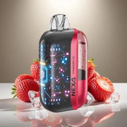 NEXA Ultra 50K Disposable Vape Zemeņu Ledus 20ml 50000 Puffs 5% 0.9ohm