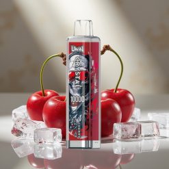 UWIN Crystal 10000 Puffs Kiršu Ledus, 18ml, 650mAh, Type-C
