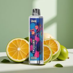 UWIN Crystal 10000 Puffs Maimi Mētra, 18ml, 650mAh, Type-C