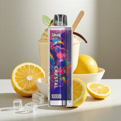 UWIN Crystal 10000 Puffs Vanillas Ledus, 18ml, 650mAh, Type-C