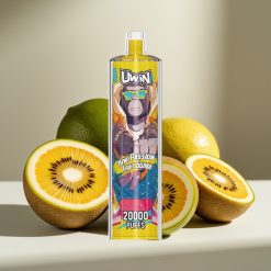 Uwin Shisha Hookah Crystal 20000 Puffs Kivi, Pašizsāpējošā augļu, 22ml, 0%-5% nikotīna, Type-C