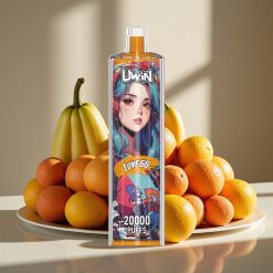 Uwin Shisha Hookah Crystal 20000 Puffs Mīlestība 66 22ml 0%-5% Mesh Type-C