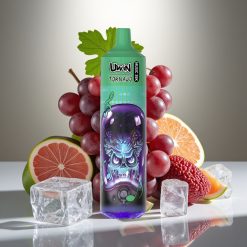 Uwin Tornado 35K Music Disposable Vape Vīnogu Ledus, 35 000 piepildījumi, 5%, Type-C