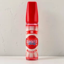 Dinner Lady Ice Zemeņu Bikini Shortfill augsts VG mentola bez nikotīna